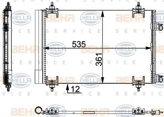 Радиатор ситроен с4 b7