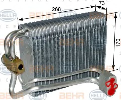Испаритель кондиционера behrhella 8FV 351 330-581
