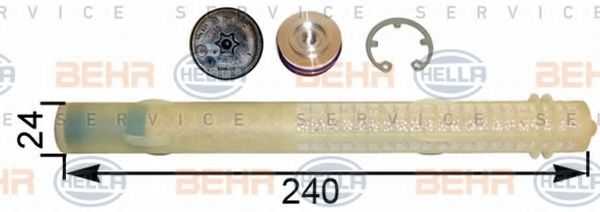 Осушитель кондиционера BEHR/HELLA 8FT 351 335-231