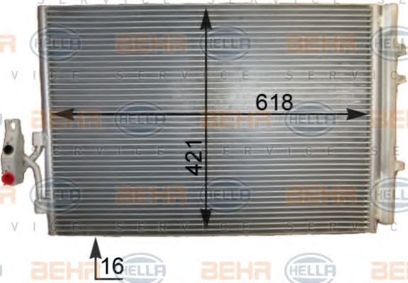 Радиатор кондиционера BEHR/HELLA 8FC 351 343-181