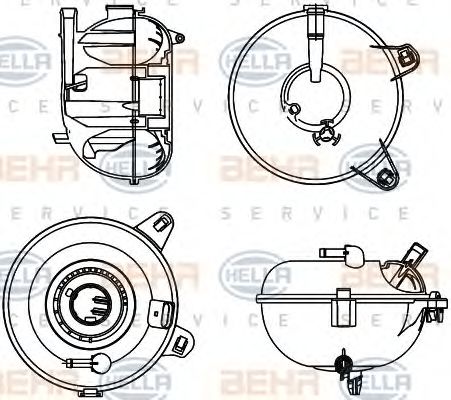 Расширительный бачок BEHR/HELLA 8MA 376 702-464