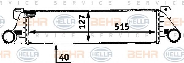 Интеркулер BEHR/HELLA 8ML 376 723-091