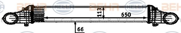 Интеркулер BEHR/HELLA 8ML 376 723-391