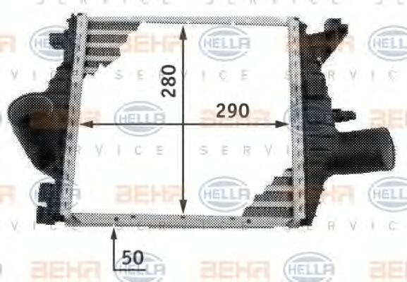 Интеркулер BEHR/HELLA 8ML 376 724-121