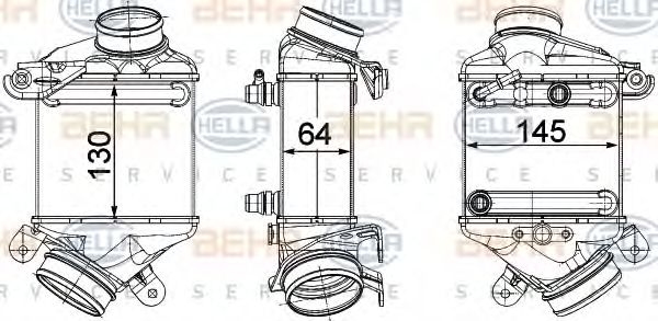 Интеркулер BEHR/HELLA 8ML 376 746-441