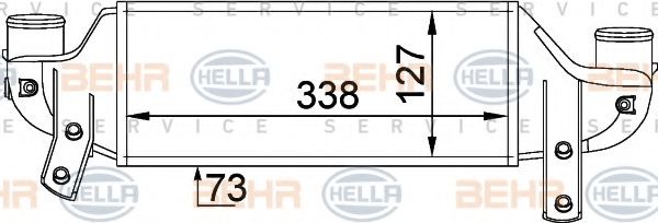 Интеркулер BEHR/HELLA 8ML 376 746-621