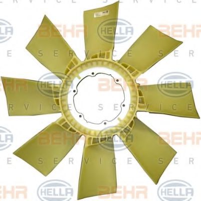 Крыльчатка вентилятора охлаждения двигателя behrhella 8MV 376 791-541