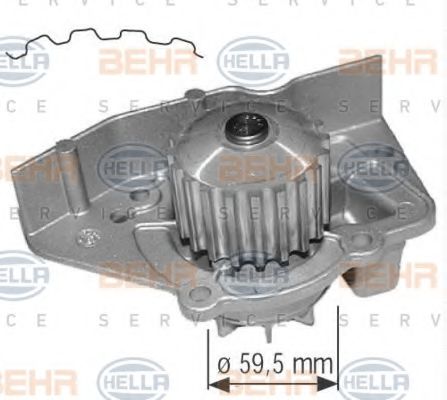 Водяной насос BEHR/HELLA 8MP 376 801-364