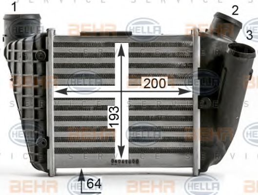 Интеркулер BEHR/HELLA 8ML 376 900-351