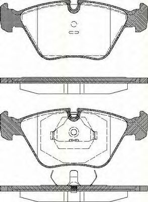 Тормозные колодки TRISCAN 8110 10001