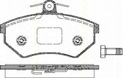 Тормозные колодки TRISCAN 8110 10975