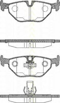 Тормозные колодки TRISCAN 8110 11003