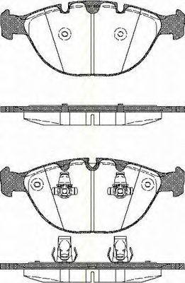 Тормозные колодки TRISCAN 8110 11011