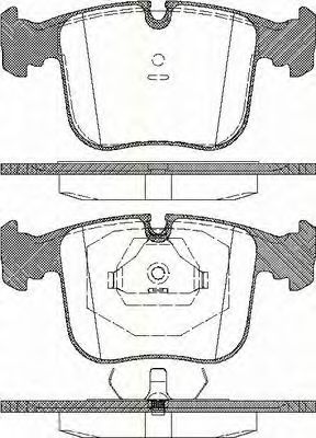 Тормозные колодки TRISCAN 8110 11012