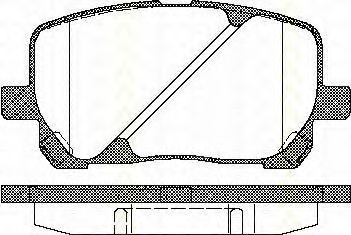 Тормозные колодки TRISCAN 8110 13055