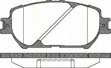 Тормозные колодки TRISCAN 8110 13056