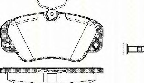Тормозные колодки TRISCAN 8110 24005