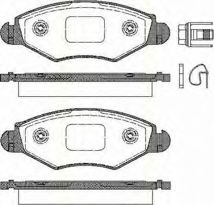 Тормозные колодки TRISCAN 8110 28025
