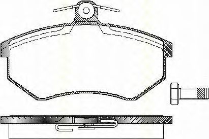 Тормозные колодки TRISCAN 8110 29934