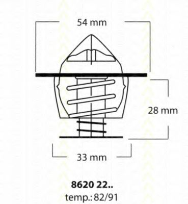 Термостат TRISCAN 8620 2291