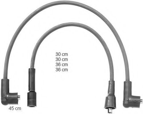 Комплект проводов зажигания beru ZEF1041