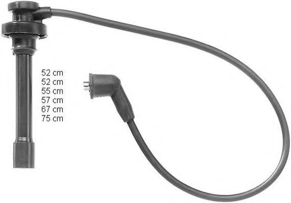 Комплект проводов зажигания BERU ZEF1087