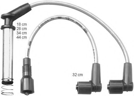Комплект проводов зажигания BERU ZEF1119