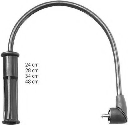 Комплект проводов зажигания BERU ZEF1128