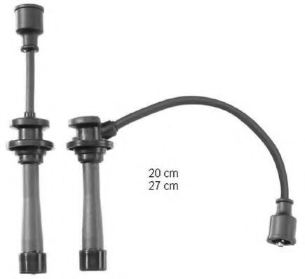Комплект проводов зажигания BERU ZEF1140