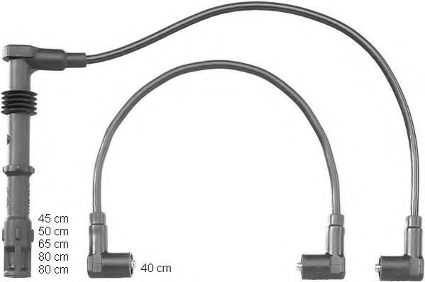 Комплект проводов зажигания BERU ZEF1195