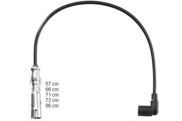 Комплект проводов зажигания BERU ZEF1196