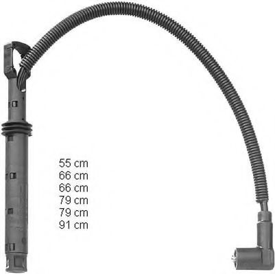 Комплект проводов зажигания BERU ZEF1233