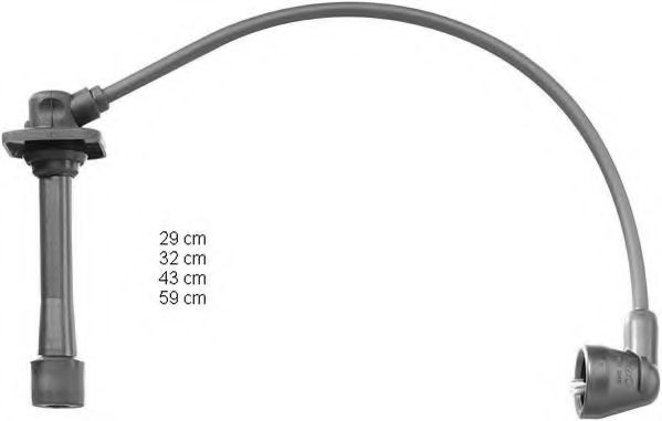 Комплект проводов зажигания BERU ZEF1252
