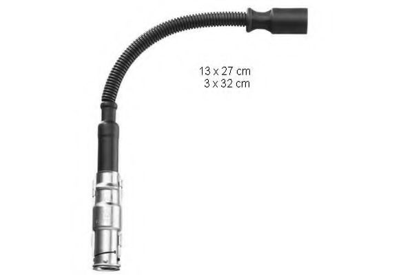 Комплект проводов зажигания BERU ZEF1488
