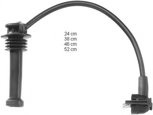 Комплект проводов зажигания BERU ZEF719