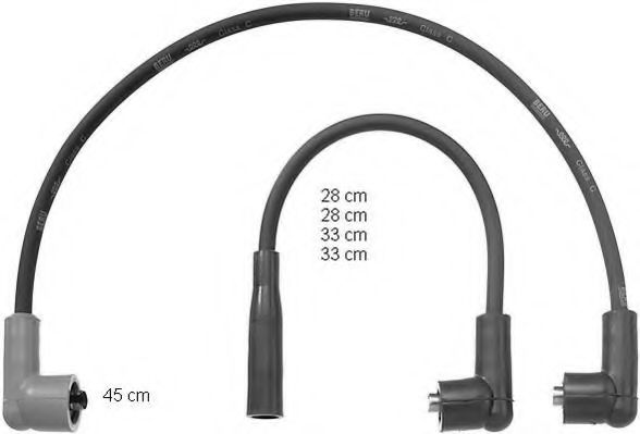 Комплект проводов зажигания BERU ZEF760