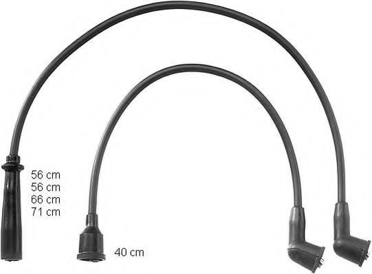 Комплект проводов зажигания BERU ZEF913