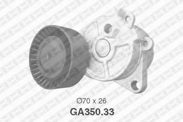 Ролик ремня генератора SNR GA350.33