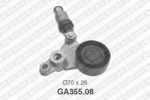 Ролик ремня генератора SNR GA355.08