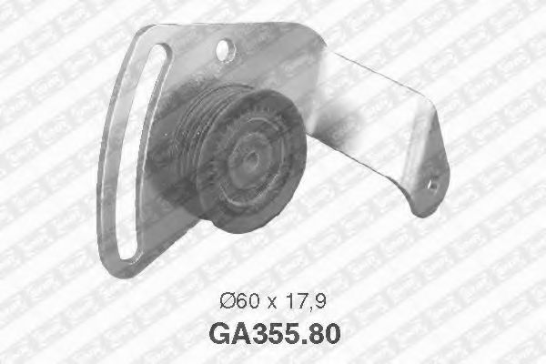 Ролик ремня генератора SNR GA355.80