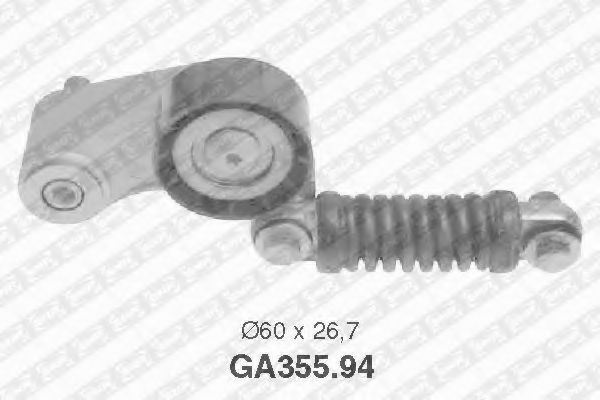 Ролик ремня генератора SNR GA355.94