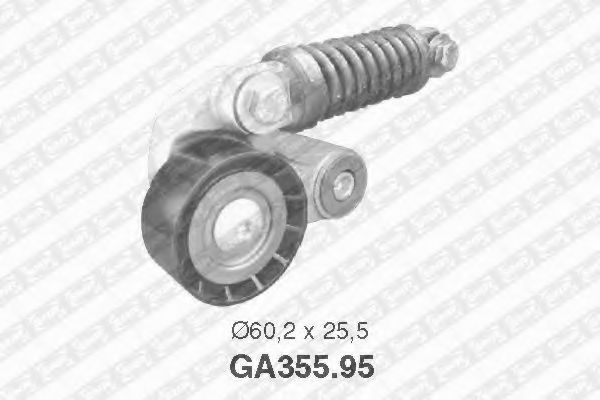 Ролик ремня генератора SNR GA355.95
