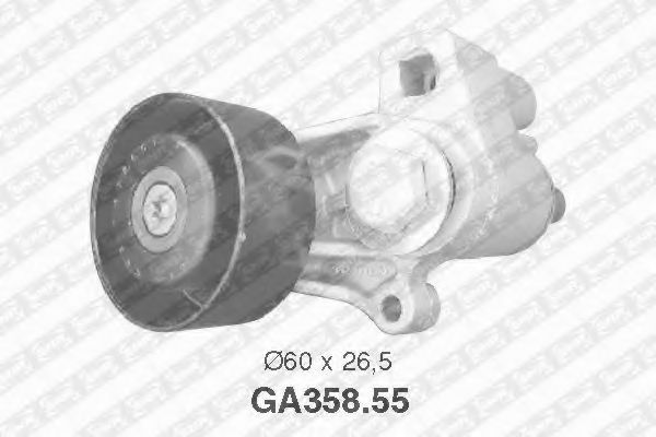 Ролик ремня генератора SNR GA358.55