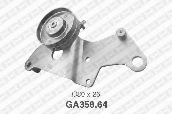 Ролик ремня генератора SNR GA358.64