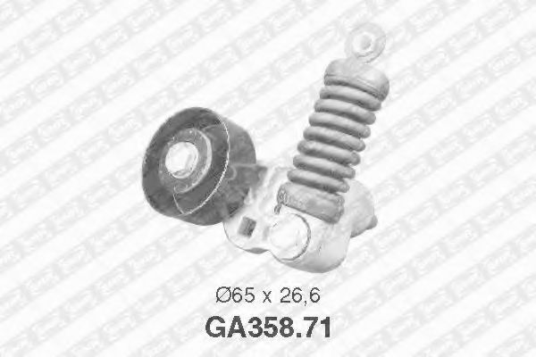 Ролик ремня генератора SNR GA358.71