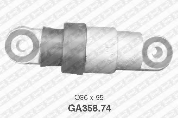 Ролик ремня генератора snr GA358.74