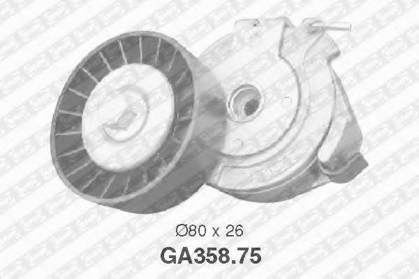Ролик ремня генератора SNR GA358.75