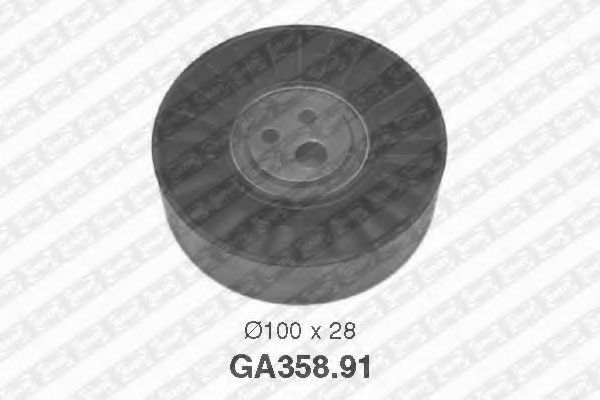 Ролик ремня генератора SNR GA358.91