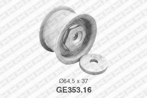 Обводной ролик ремня ГРМ SNR GE353.16