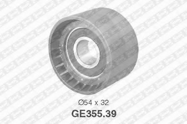 Обводной ролик ремня ГРМ SNR GE355.39